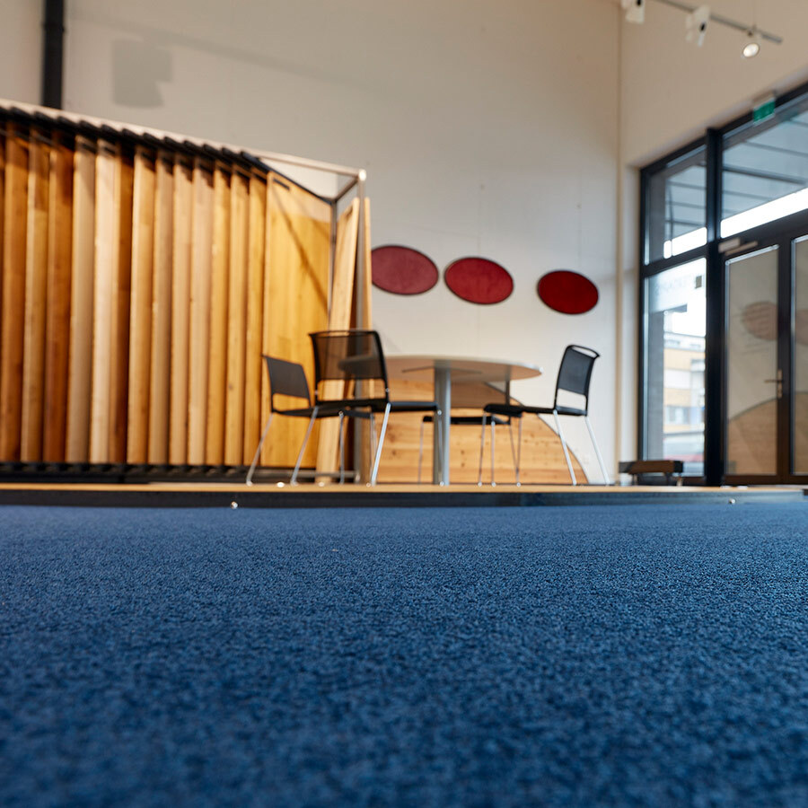 Showroom in Thun für Bodenbeläge wie Teppich, Parkett oder Linoleum